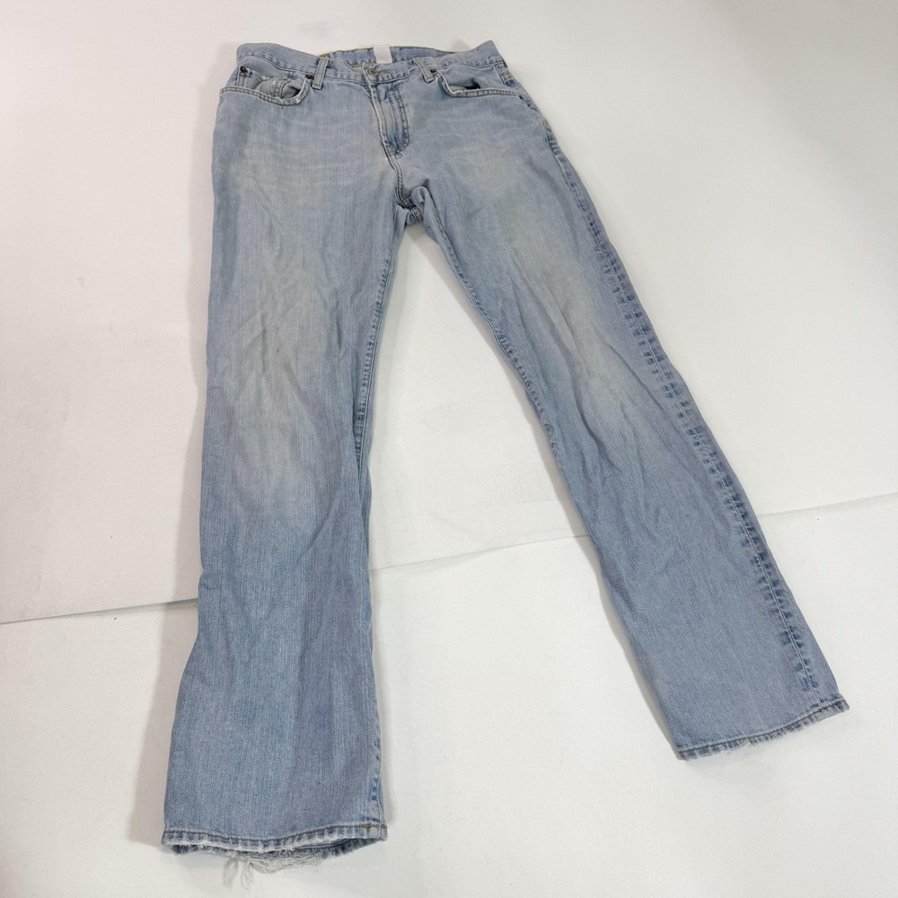 Vintage Lucky Brand Dungarees Jeans Mens 34x31 Blue Denim Straight Leg USA 165